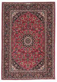 Alfombra Oriental Keshan 112X165 Rojo Oscuro/Negro (Lana, Persia/Irán)