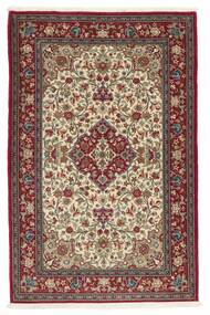  Qum Kork/Silk Rug 105X162 Persian Wool Brown/Dark Red Small