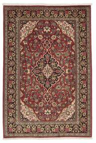  Orientalsk Qum Kork/Silke Teppe 106X155 Brun/Svart Ull, Persia/Iran