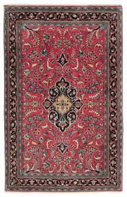 Sarouk Vloerkleed 106X167 Donkerrood/Zwart Wol, Perzië/Iran