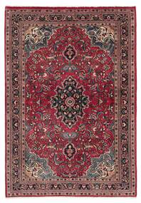 105X152 Sarouk Vloerkleed Oosters Donkerrood/Zwart (Wol, Perzië/Iran)