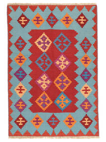 119X172 Alfombra Oriental Kilim Gashgai Rojo Oscuro/Petrole Oscuro ( Persia/Irán) Carpetvista