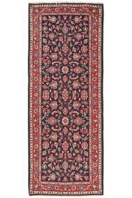  Orientalischer Keshan Teppich 80X212 Läufer Dunkelrot/Schwarz Wolle, Persien/Iran