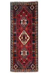  Persian Qashqai Rug 79X198 Runner
 Black/Dark Red (Wool, Persia/Iran)