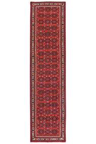  Hosseinabad Alfombra 75X295 Persa De Lana Rojo Oscuro/Negro Pequeño