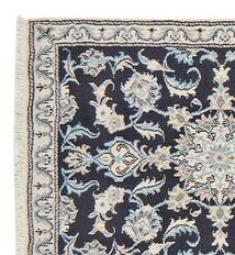  Persian Nain Rug 76X300 Runner
 Black/Grey (Wool, Persia/Iran)