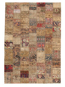  249X357 Patchwork Teppich Braun/Orange Persien/Iran Carpetvista