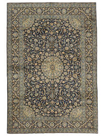 Alfombra Keshan Fine 292X414 Negro/Amarillo Oscuro Grande (Lana, Persia/Irán)