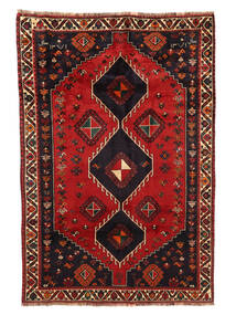 Alfombra Persa Gashgai Fine 169X252 Negro/Rojo Oscuro (Lana, Persia/Irán)