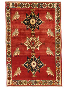  Persian Qashqai Fine Rug 130X196 Dark Red/Brown Carpetvista