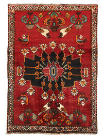 Alfombra Oriental Gashgai Fine 126X178 Rojo Oscuro/Negro (Lana, Persia/Irán)