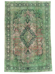 Tappeto Persiano Colored Vintage 192X284 Verde/Verde Scuro (Lana, Persia/Iran)