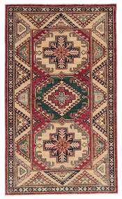 Kazak Teppich 92X156 Braun/Dunkelrot Wolle, Afghanistan