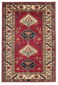  Orientalisk Kazak Matta 102X152 Mörkröd/Svart Ull, Afghanistan