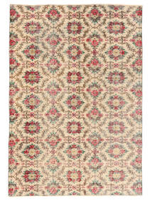 160X227 Colored Vintage Matta Modern Brun/Orange (Ull, Turkiet)