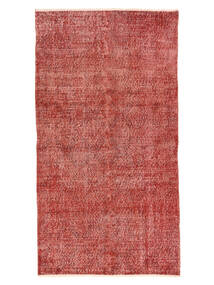 Colored Vintage Rug 110X206 Red/Dark Red Wool, Turkey