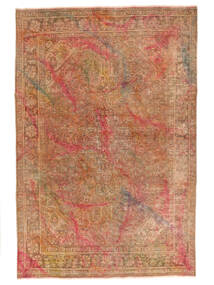 Tappeto Colored Vintage 200X295 Marrone/Rosso (Lana, Persia/Iran)