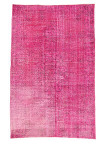 167X260 Colored Vintage Matta Modern Rosa/Mörkrosa (Ull, Turkiet)