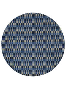  Wool Rug Ø 200 Denver Blue Round