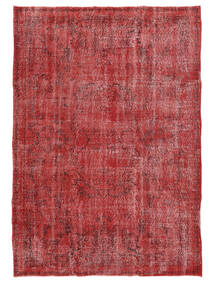 Tappeto Colored Vintage 185X254 Rosso Scuro/Rosso (Lana, Turchia)