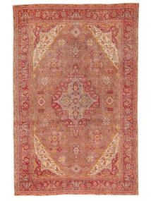 Tappeto Stonewash Vintage 195X296 Marrone/Rosso (Lana, Persia/Iran)