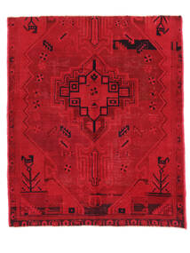 125X150 Colored Vintage Rug Modern Dark Red/Black (Wool, Persia/Iran)