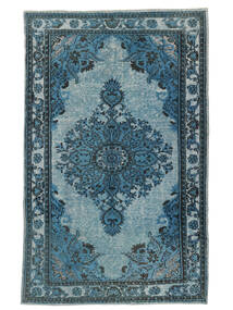 190X300 Tappeto Colored Vintage Moderno Blu Scuro/Nero (Lana, Turchia)