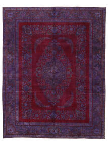 Dywan Colored Vintage 305X395 Czarny/Ciemnofioletowy Duży (Wełna, Persja/Iran)