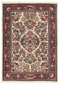  108X153 Sarouk Rug Black/Dark Red Persia/Iran