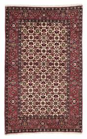 84X137 Alfombra Oriental Bidjar Con De Seda Negro/Rojo Oscuro (Lana, Persia/Irán)