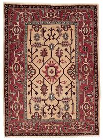 Heriz Rug Rug 114X154 Dark Red/Black Wool, Persia/Iran