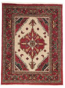 Heriz Rug Rug 112X145 Dark Red/Black Wool, Persia/Iran