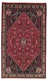  Abadeh Rug 97X165 Persian Wool Black/Dark Red Small