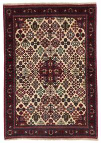 112X160 Meimeh Rug Oriental Black/Dark Red (Wool, Persia/Iran)