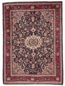 Tappeto Orientale Hamadan 120X162 Nero/Rosso Scuro (Lana, Persia/Iran)