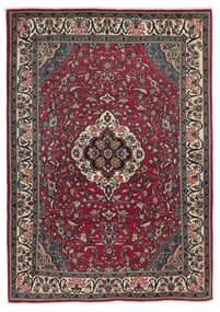 106X153 Jozan Teppich Orientalischer Schwarz/Dunkelrot (Wolle, Persien/Iran)