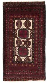  97X180 Baluch Rug Black/Dark Red Persia/Iran