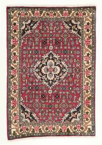 80X115 Bidjar With Silk Rug Oriental Dark Red/Light Green (Wool, Persia/Iran)