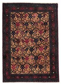  105X147 Afshar/Sirjan Rug Black/Brown Persia/Iran