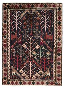  110X150 Afshar/Sirjan Rug Black/Brown Persia/Iran