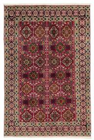  Persian Tabriz Rug 101X150 Dark Red/Black