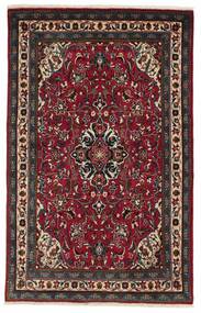 Tappeto Persiano Sarouk 100X157 Nero/Rosso Scuro (Lana, Persia/Iran)