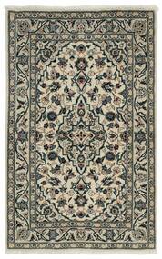  Oriental Keshan Rug 97X158 Black/Dark Yellow Wool, Persia/Iran