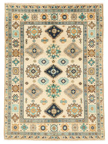 Kazak Fine Rug 147X201 Orange/Green Wool, Afghanistan Carpetvista