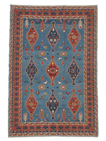 167X247 Alfombra Oriental Kilim Suzani Rojo Oscuro/Azul Oscuro (Lana, Afganistán) Carpetvista