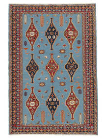 Alfombra Kilim Suzani 156X226 Azul Oscuro/Rojo Oscuro (Lana, Afganistán)