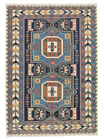  Kilim Suzani Szőnyeg 155X220 Sötétszürke/Fekete Carpetvista