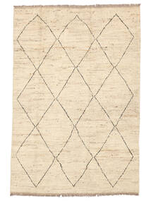 Berber Style Rug 199X284 Beige/Orange Wool, Afghanistan Carpetvista