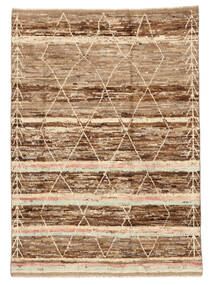  Berber Style Rug 167X233 Brown/Orange Carpetvista