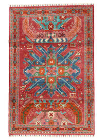 Kazak Fine Rug 116X181 Dark Red/Black Wool, Afghanistan Carpetvista